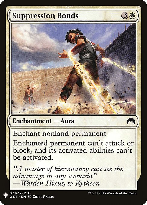 Suppression Bonds ORI-34