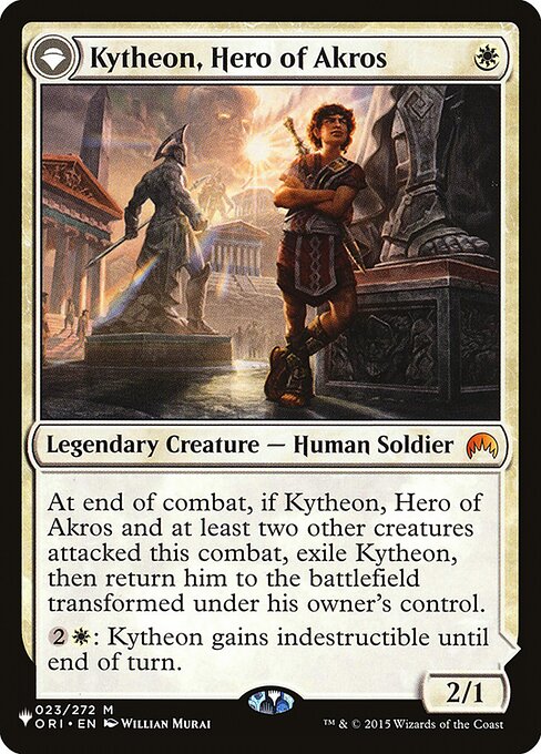 Kytheon, Hero of Akros // Gideon, Battle-Forged ORI-23