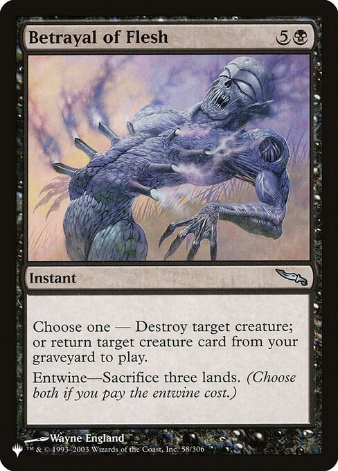 Betrayal of Flesh MRD-58