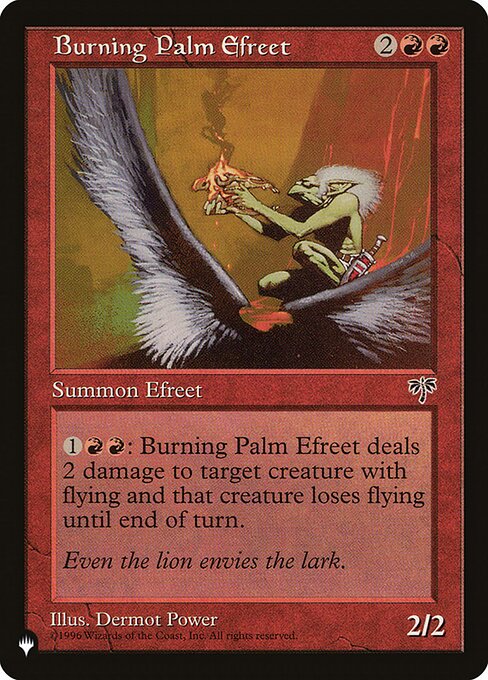 Burning Palm Efreet MIR-161