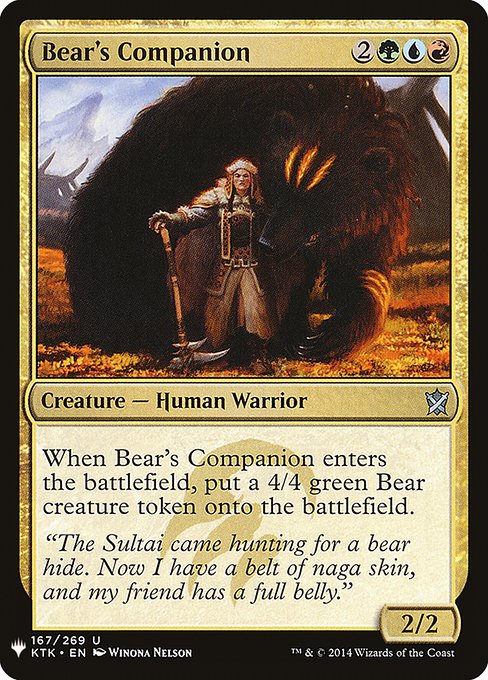 Bear's Companion KTK-167