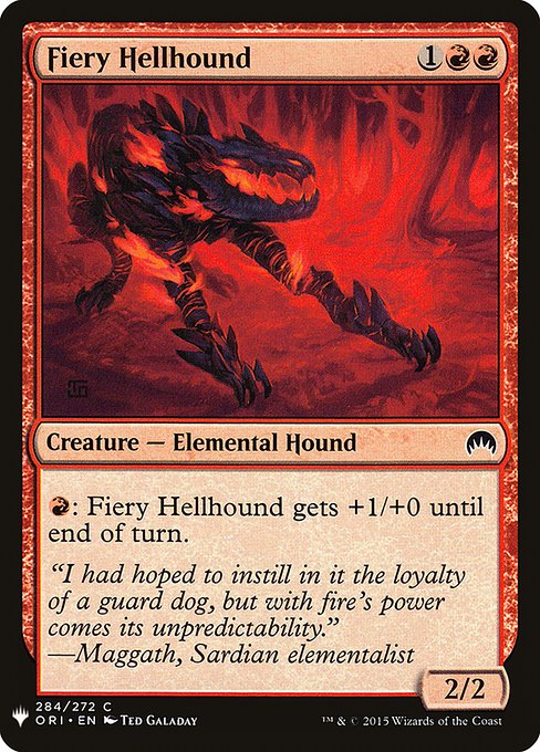 Fiery Hellhound ORI-284