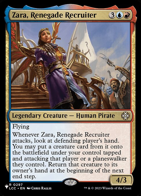 Zara, Renegade Recruiter LCC-297