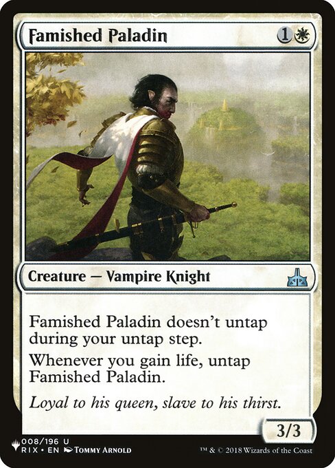 Famished Paladin RIX-8