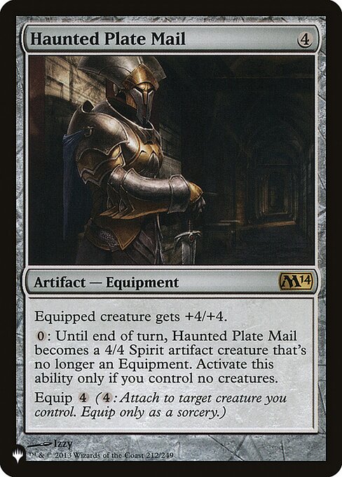 Haunted Plate Mail M14-212