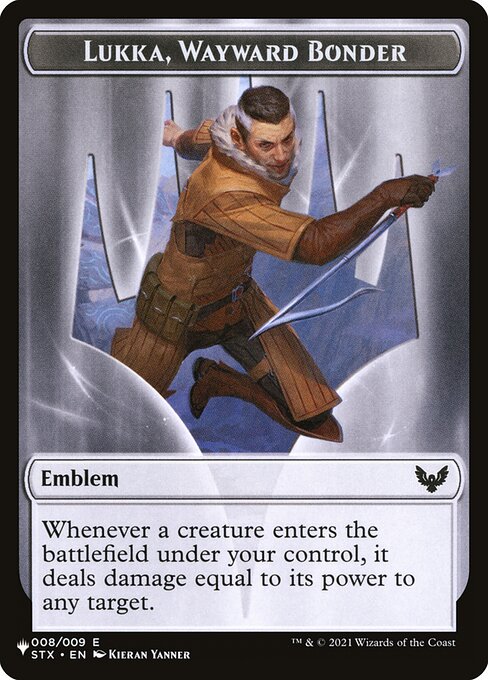 Lukka, Wayward Bonder Emblem TSTX-8