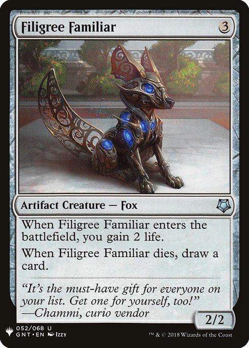 Filigree Familiar GNT-52