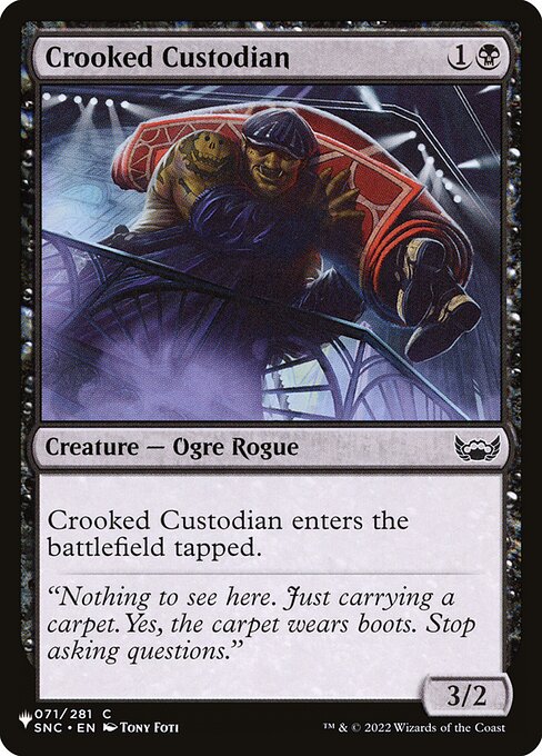 Crooked Custodian SNC-71