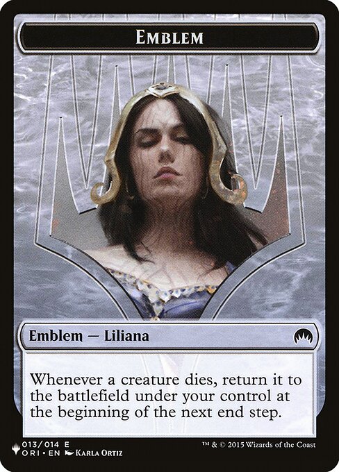 Liliana, Defiant Necromancer Emblem TORI-13