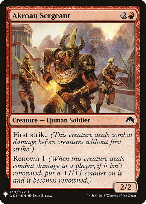 Akroan Sergeant ORI-130