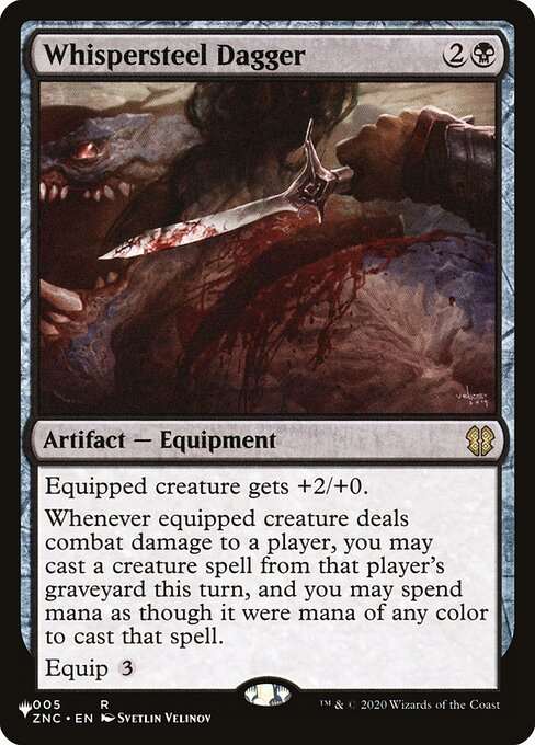 Whispersteel Dagger ZNC-5