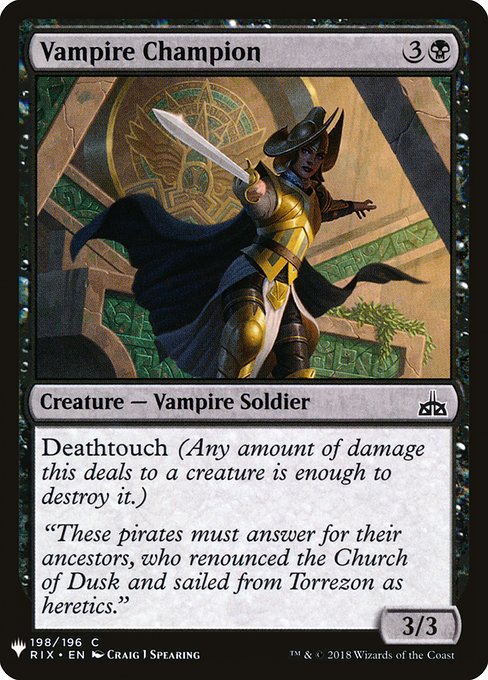 Vampire Champion RIX-198