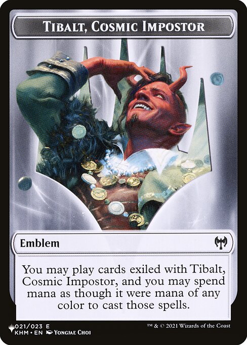 Tibalt, Cosmic Impostor Emblem TKHM-21