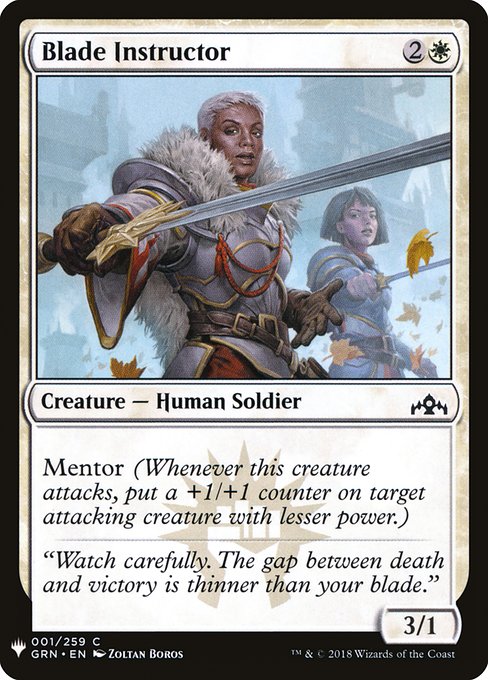 Blade Instructor GRN-1