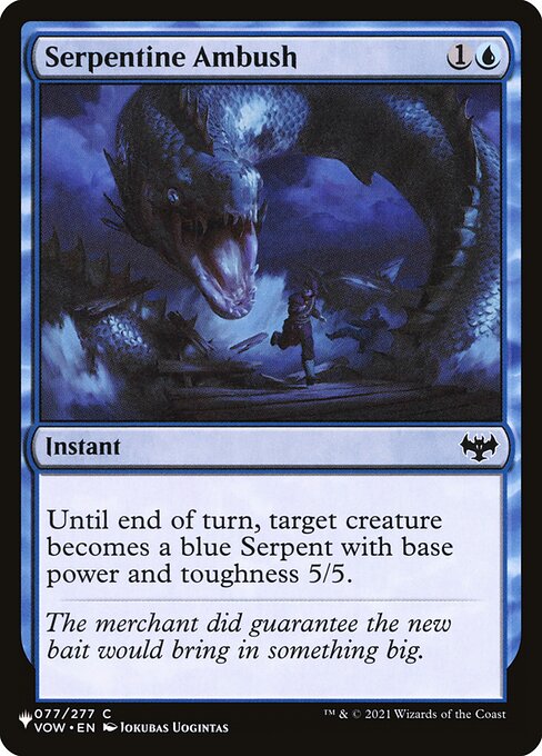 Serpentine Ambush VOW-77