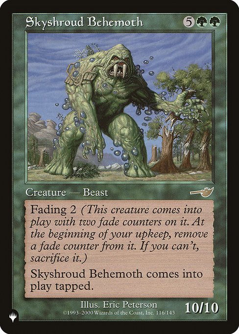 Skyshroud Behemoth NEM-116