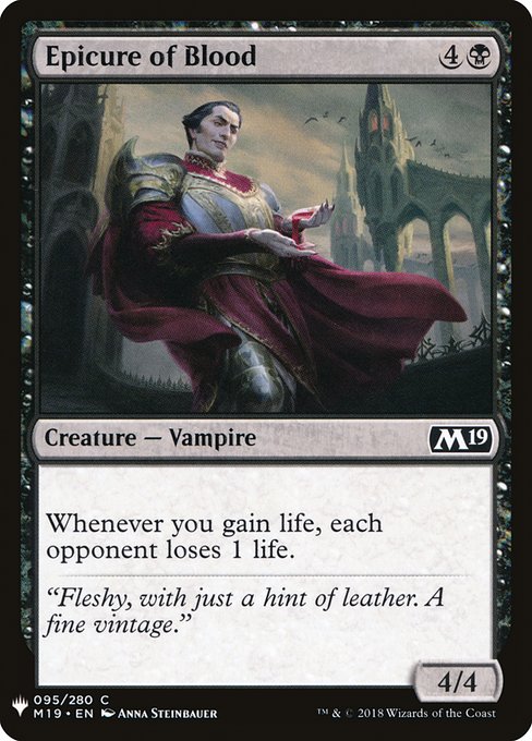 Epicure of Blood M19-95