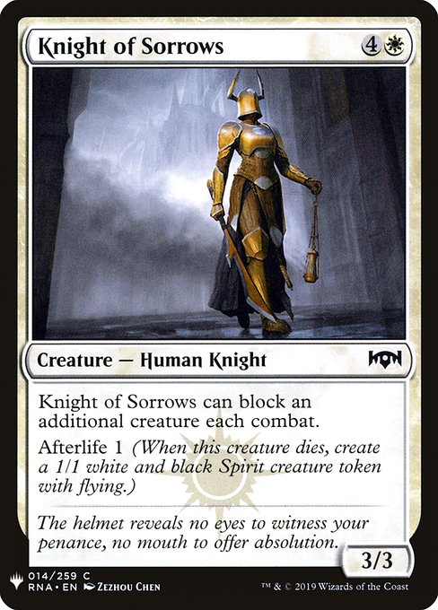 Knight of Sorrows RNA-14