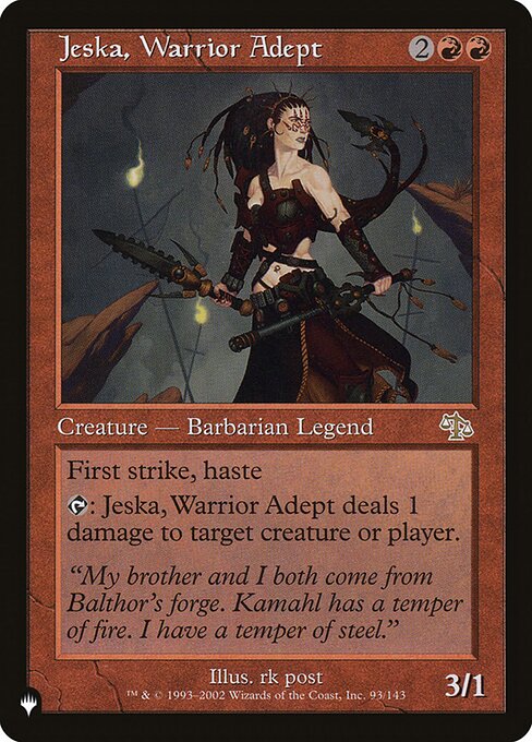 Jeska, Warrior Adept JUD-93