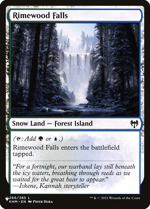 Rimewood Falls KHM-266