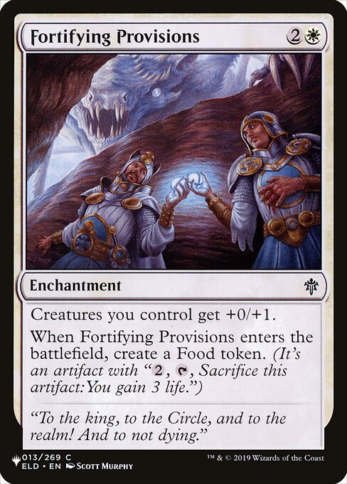 Fortifying Provisions ELD-13