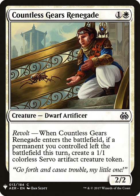 Countless Gears Renegade AER-13