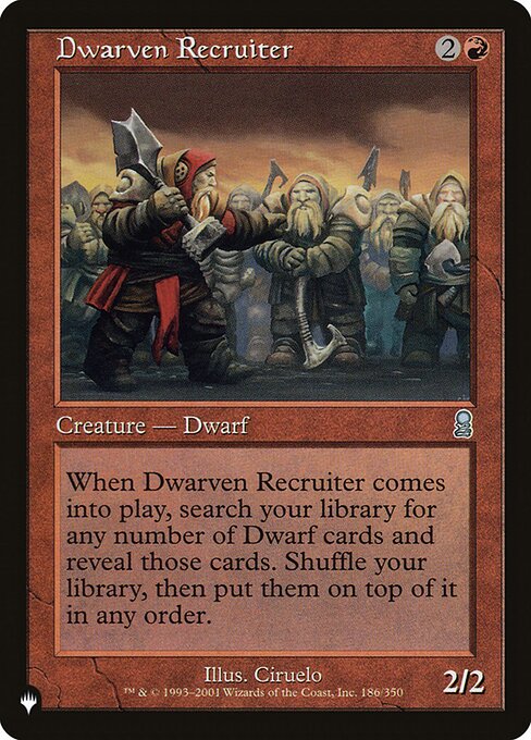 Dwarven Recruiter ODY-186