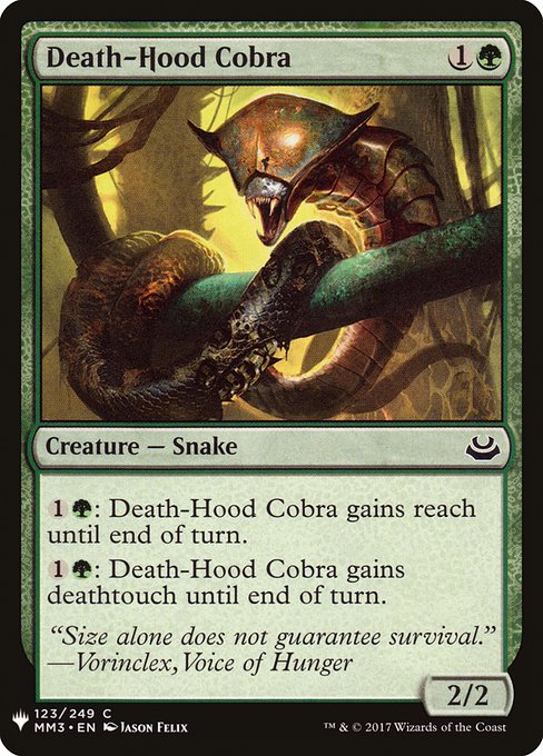 Death-Hood Cobra MM3-123