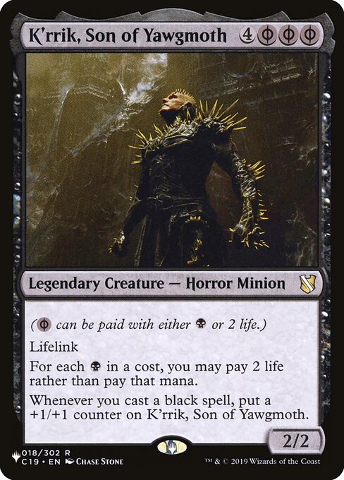 K'rrik, Son of Yawgmoth C19-18
