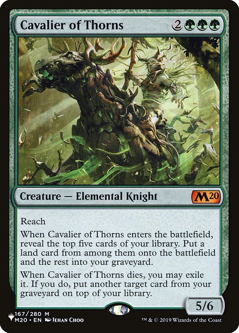 Cavalier of Thorns M20-167