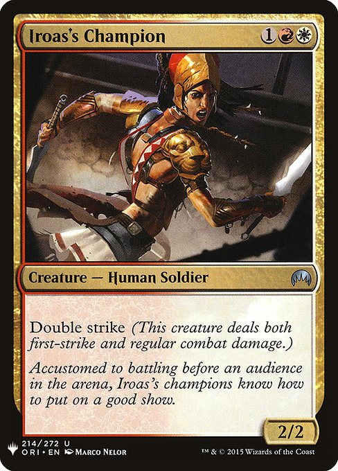 Iroas's Champion ORI-214