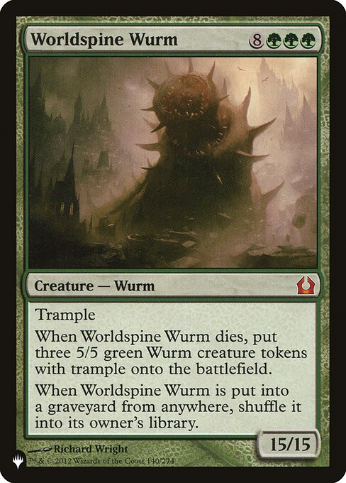 Worldspine Wurm RTR-140