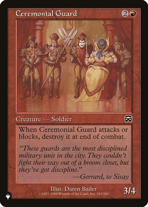 Ceremonial Guard MMQ-182
