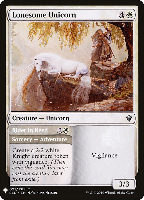 Lonesome Unicorn // Rider in Need ELD-21