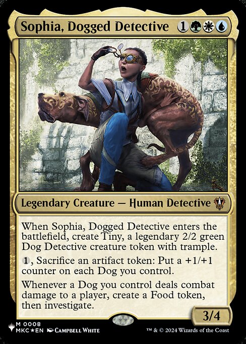 Sophia, Dogged Detective MKC-8