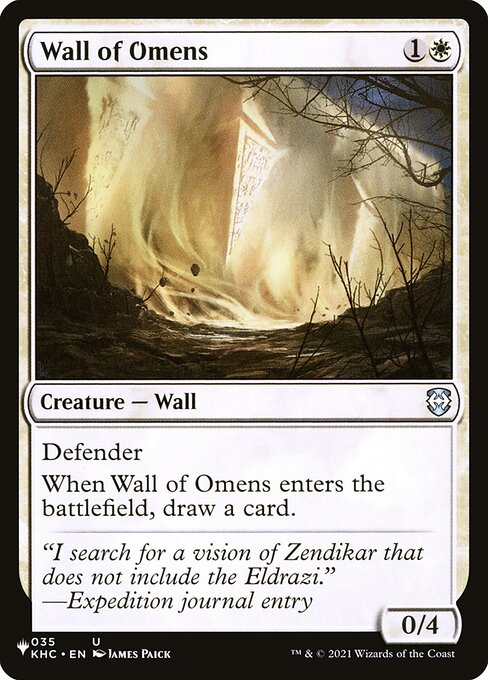Wall of Omens KHC-35