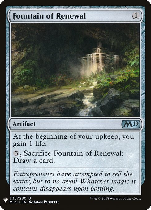 Fountain of Renewal M19-235