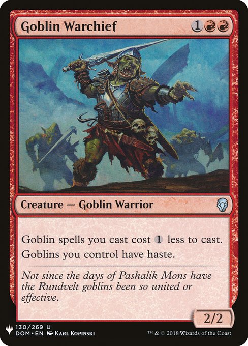 Goblin Warchief DOM-130
