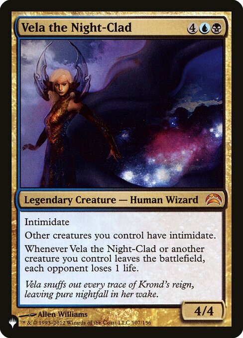 Vela the Night-Clad PC2-107