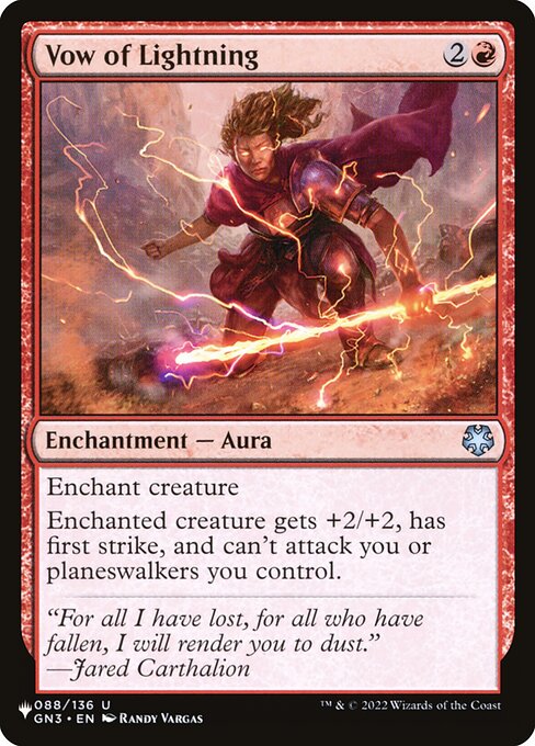 Vow of Lightning GN3-88