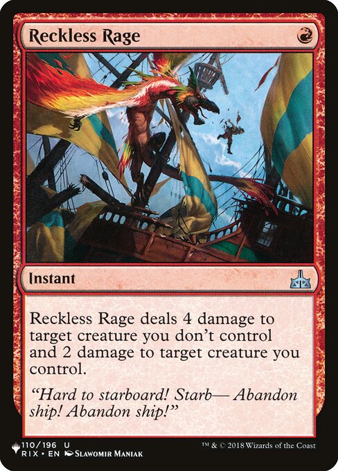 Reckless Rage RIX-110