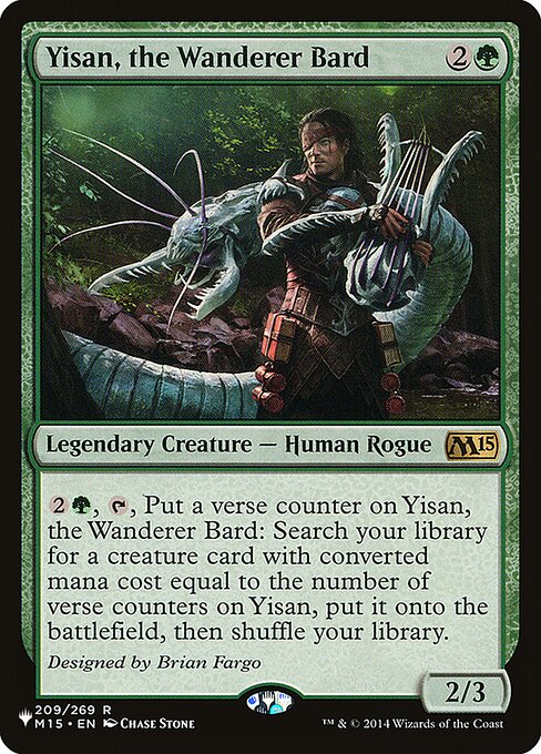 Yisan, the Wanderer Bard M15-209