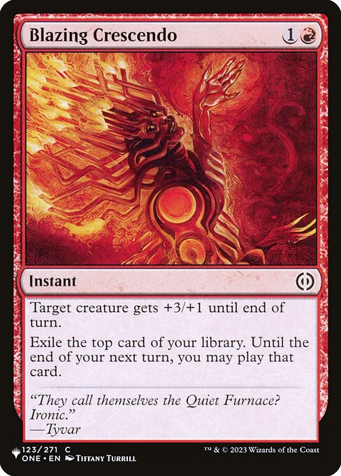 Blazing Crescendo ONE-123