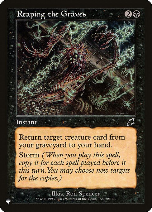 Reaping the Graves SCG-72
