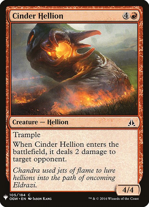 Cinder Hellion OGW-105