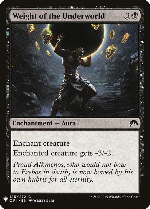 Weight of the Underworld ORI-126