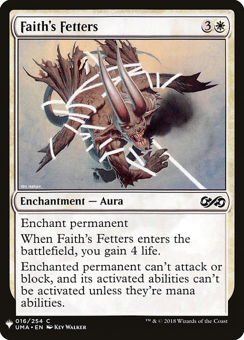 Faith's Fetters UMA-16