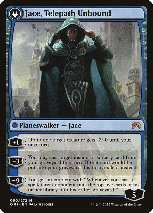 Jace, Vryn's Prodigy // Jace, Telepath Unbound ORI-60, back face