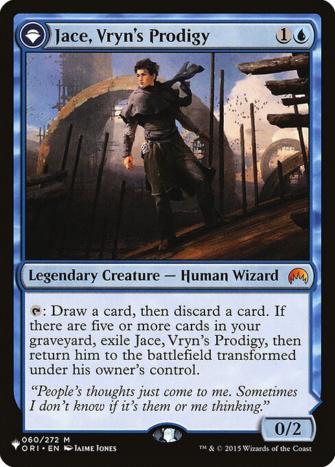 Jace, Vryn's Prodigy // Jace, Telepath Unbound ORI-60