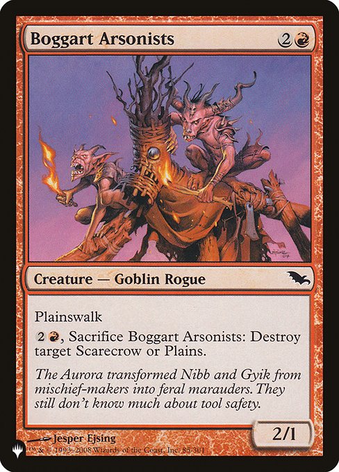 Boggart Arsonists SHM-85